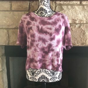 PINK tie-dye t-shirt